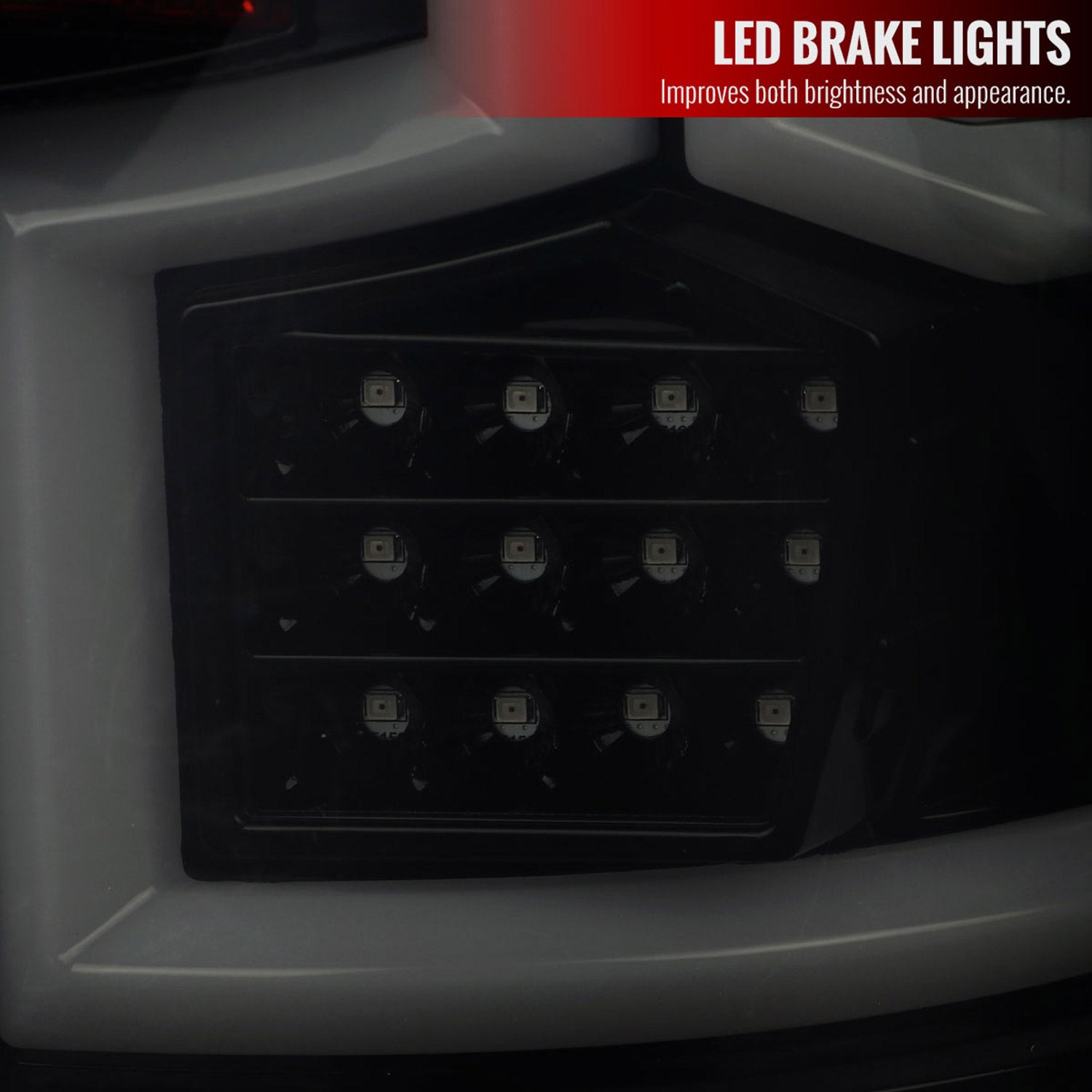 2019-2024 Dodge RAM 2500/3500 LED Signal Tail Lights Glossy Black/Dark Smoke