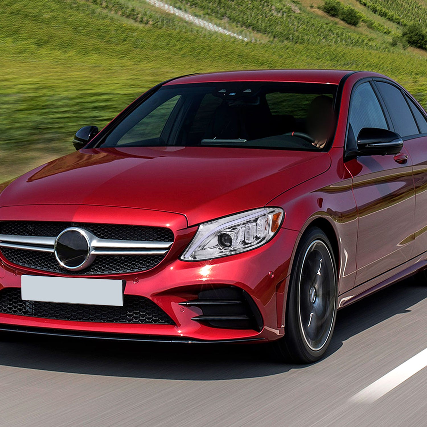 2015-2018 Mercedes-Benz C-Class W205 Full LED Headlights Signal Chrome