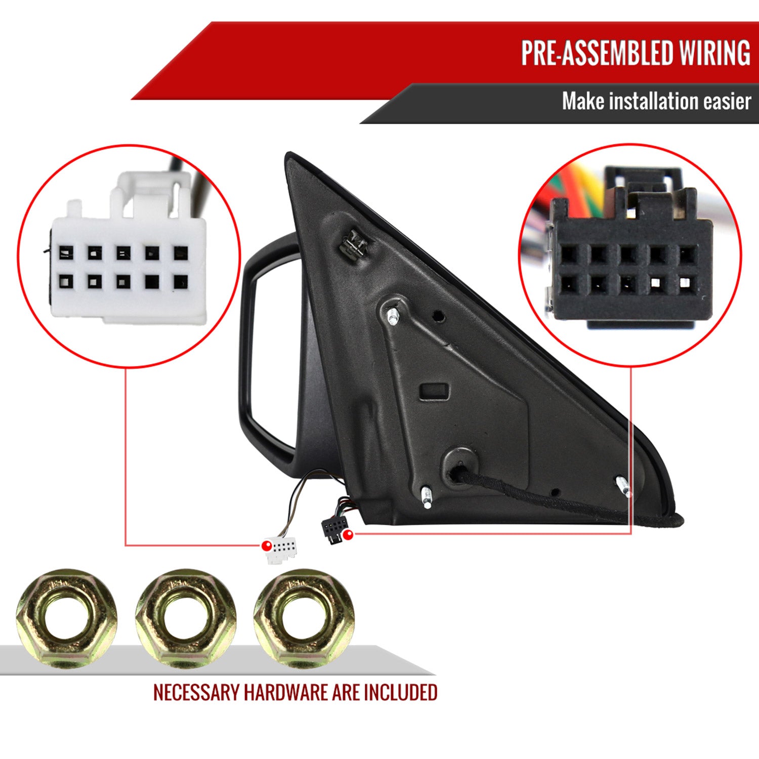 2013-2019 Dodge RAM Heated Side Mirror LED Turn Signal & Puddle Light Driver