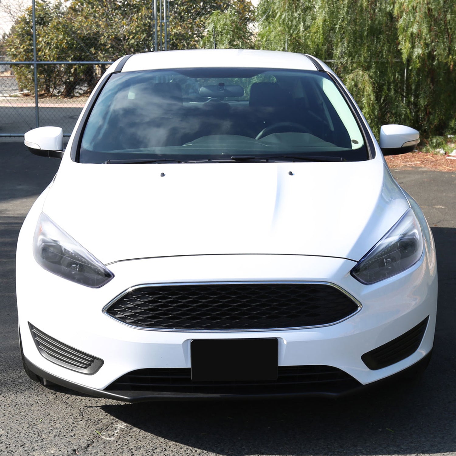 2015-2018 Ford Focus LED Signal Projector Headlights Jet Black/Clear