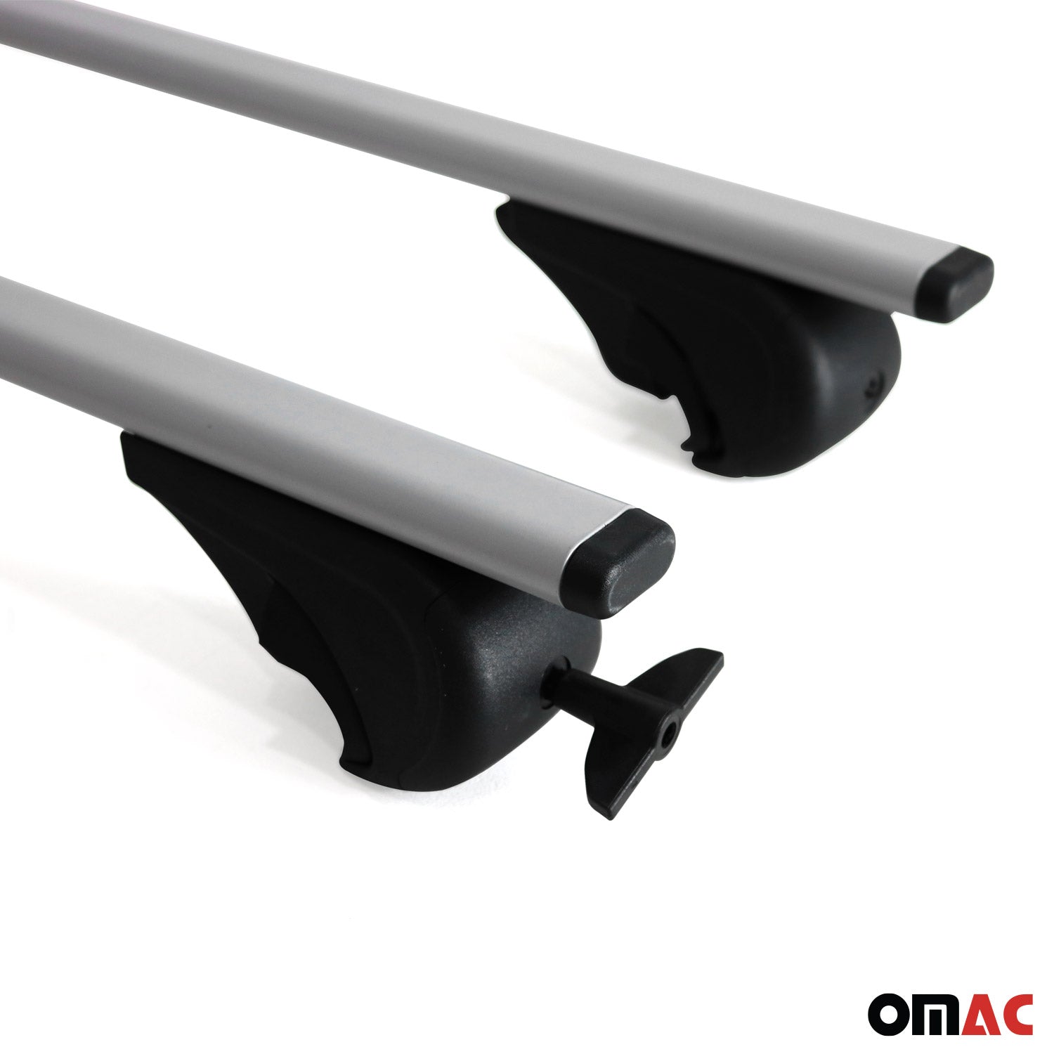 Roof Racks Cross Bars Luggage Carrier for Audi 5000S Avant 1984-1991 2Pcs Silver