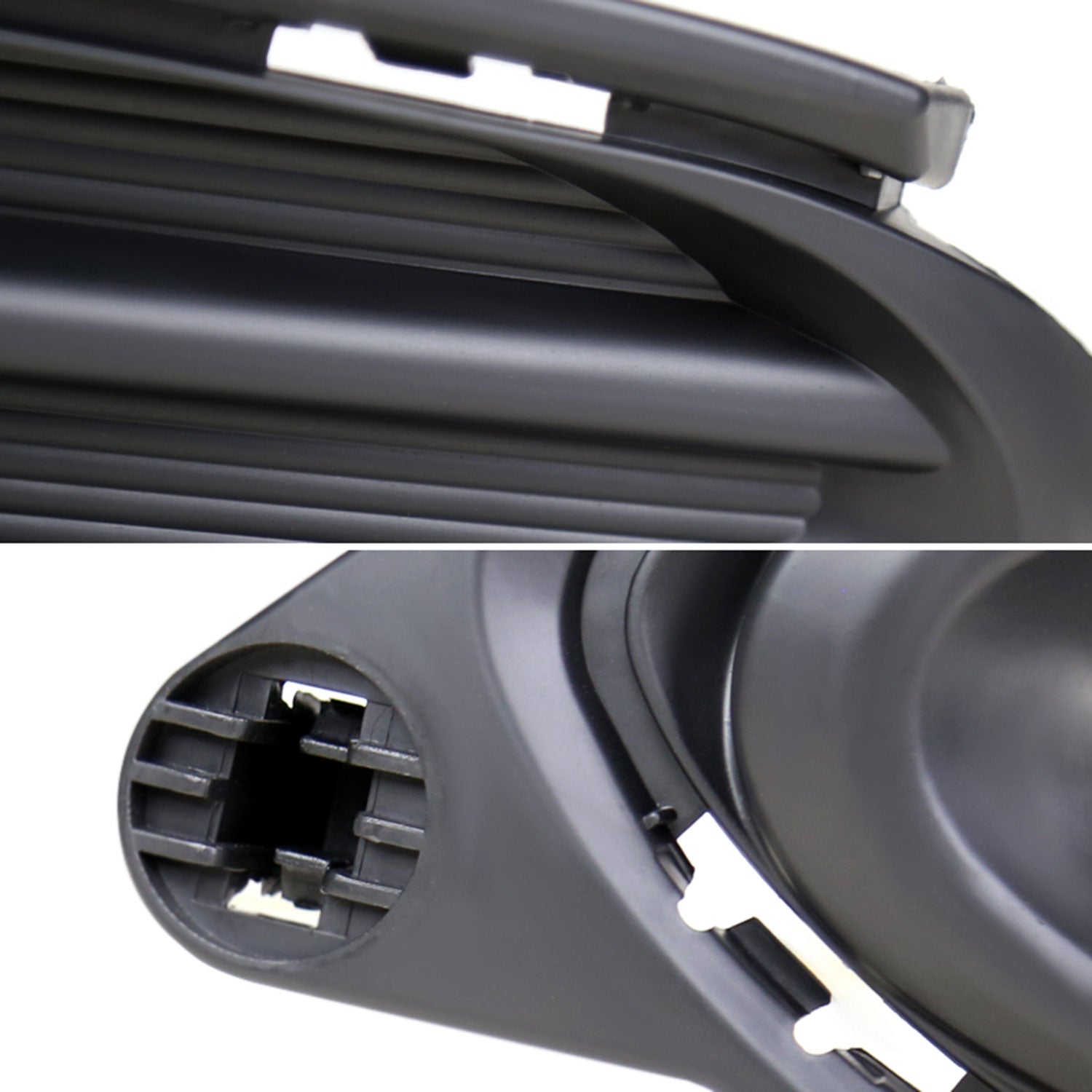 2016-2018 Honda HR-V/Vezel 12V/35W H8 Fog Lights Kit Black Bezels Chrome/Clear