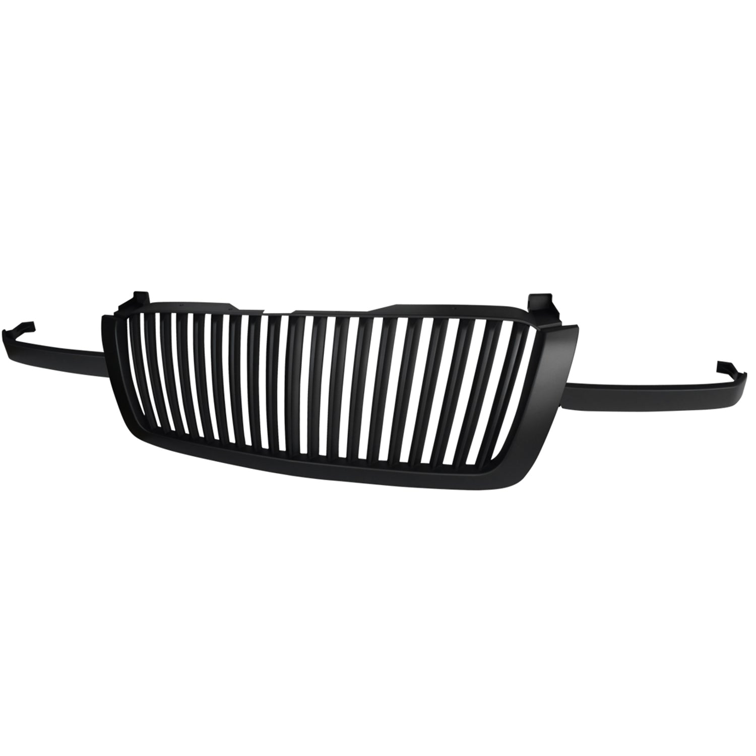 2003-2006 Chevy Silverado/Avalanche Matte Black ABS Conversion Vertical Grille