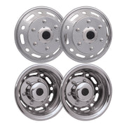 2014-2025 RAM ProMaster 16" Dual Wheel Simulator Hubcaps Chrome Silver Gloss