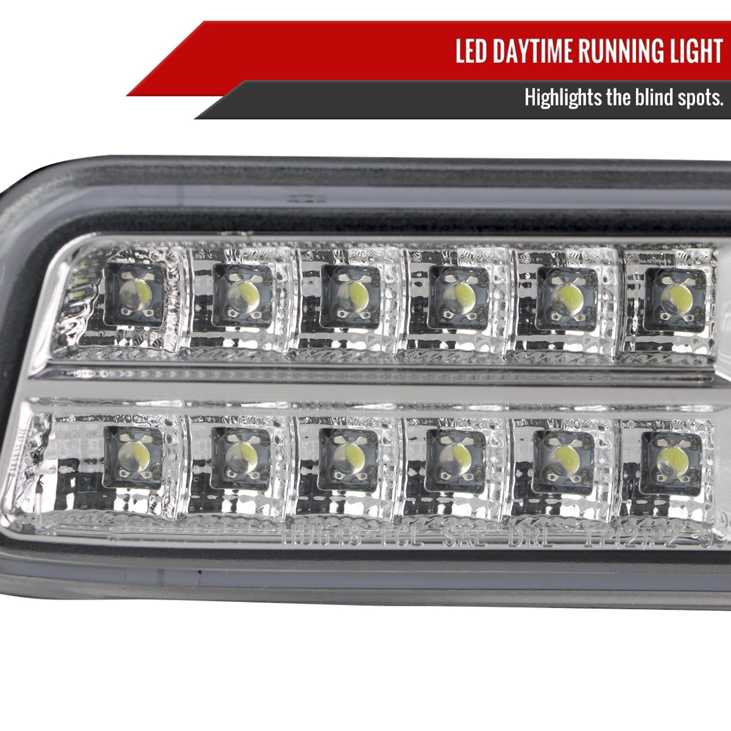 1999-2006 GMC Sierra/ Yukon/Yukon XL Dual Halo Headlights LED Chrome