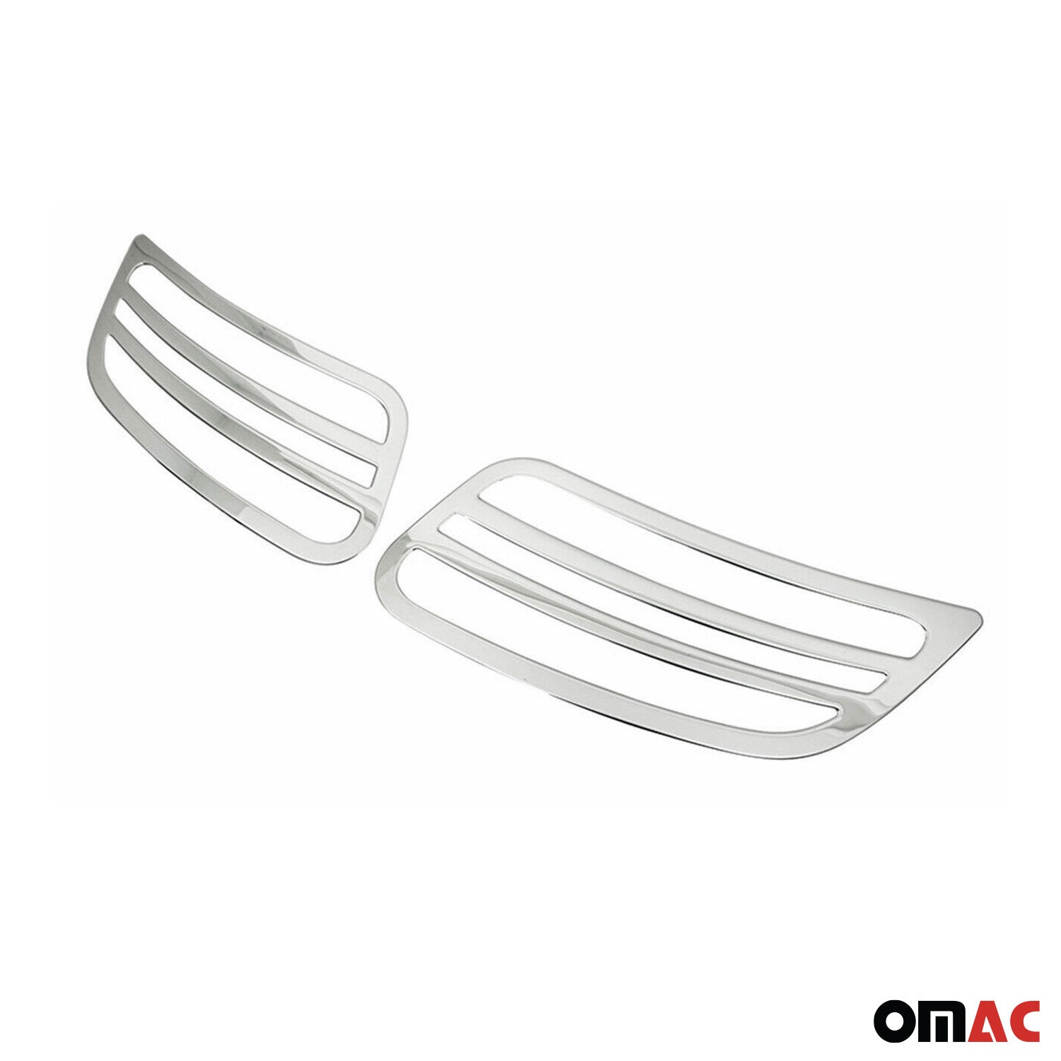 Front Bumper Grill Trim for Mercedes Sprinter W907 910 2019-2026 S.Steel 2Pcs