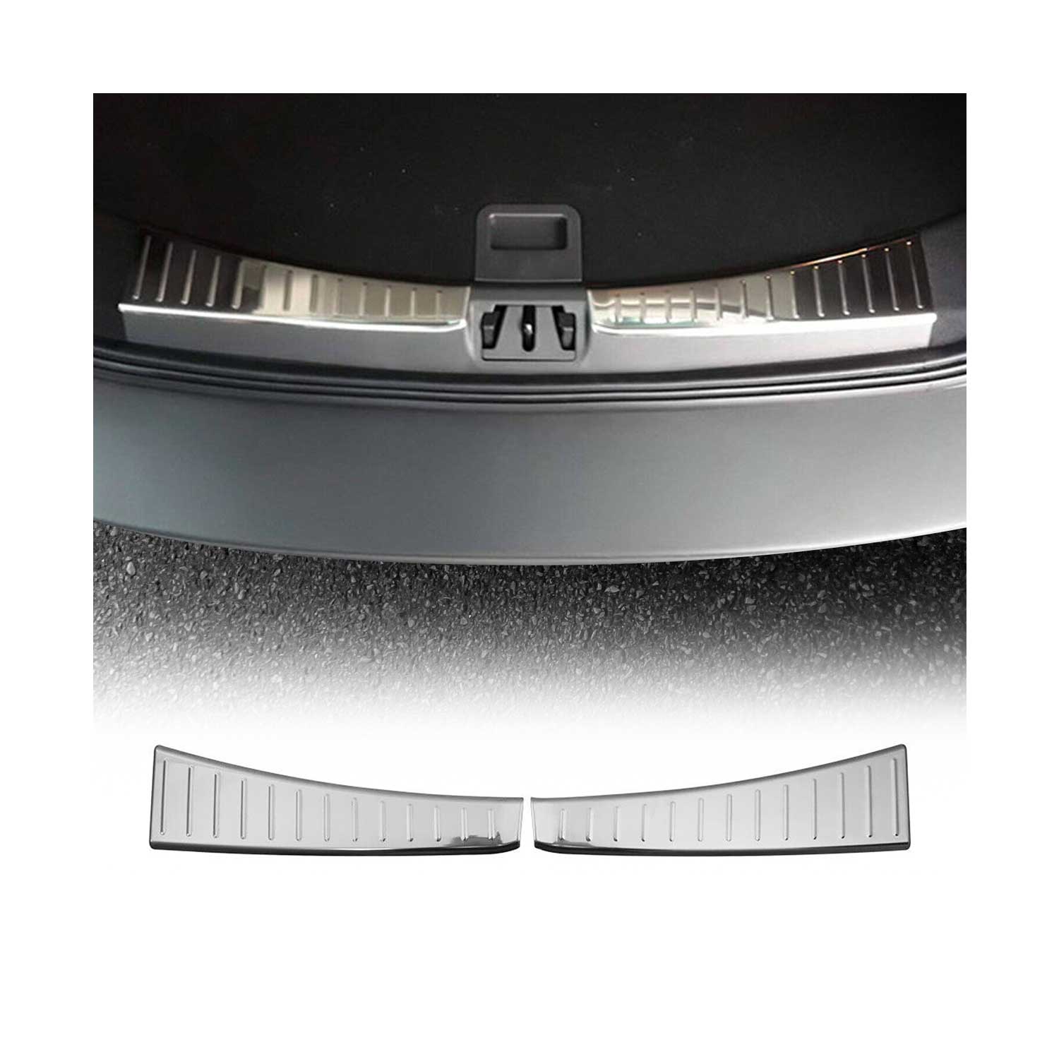 2017-2019 Ford Escape Trunk Sill Cover Bumper Guard Protector Stainless Steel Silver