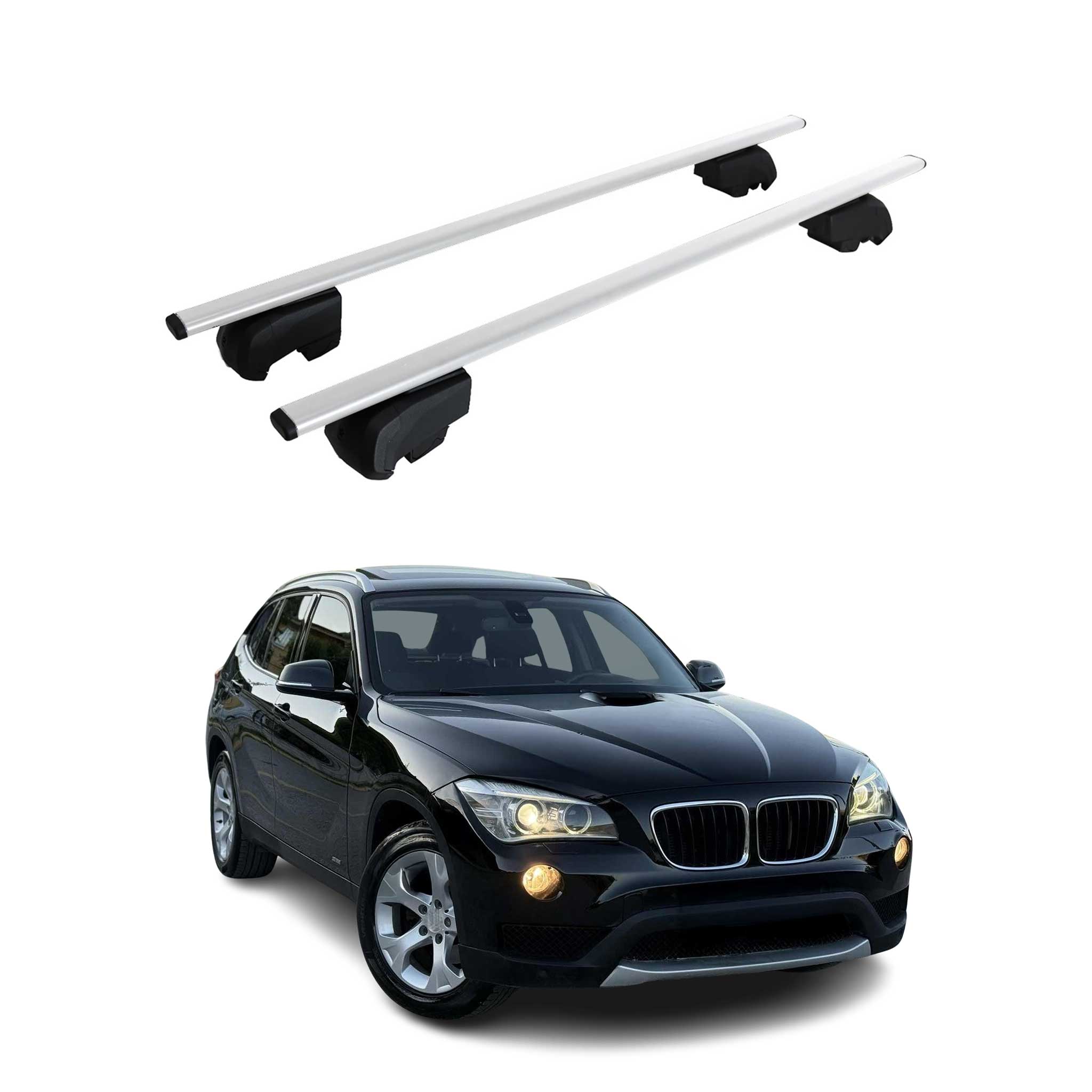 2010-2015 BMW X1 E84 Roof Rack Cross Bars Silver