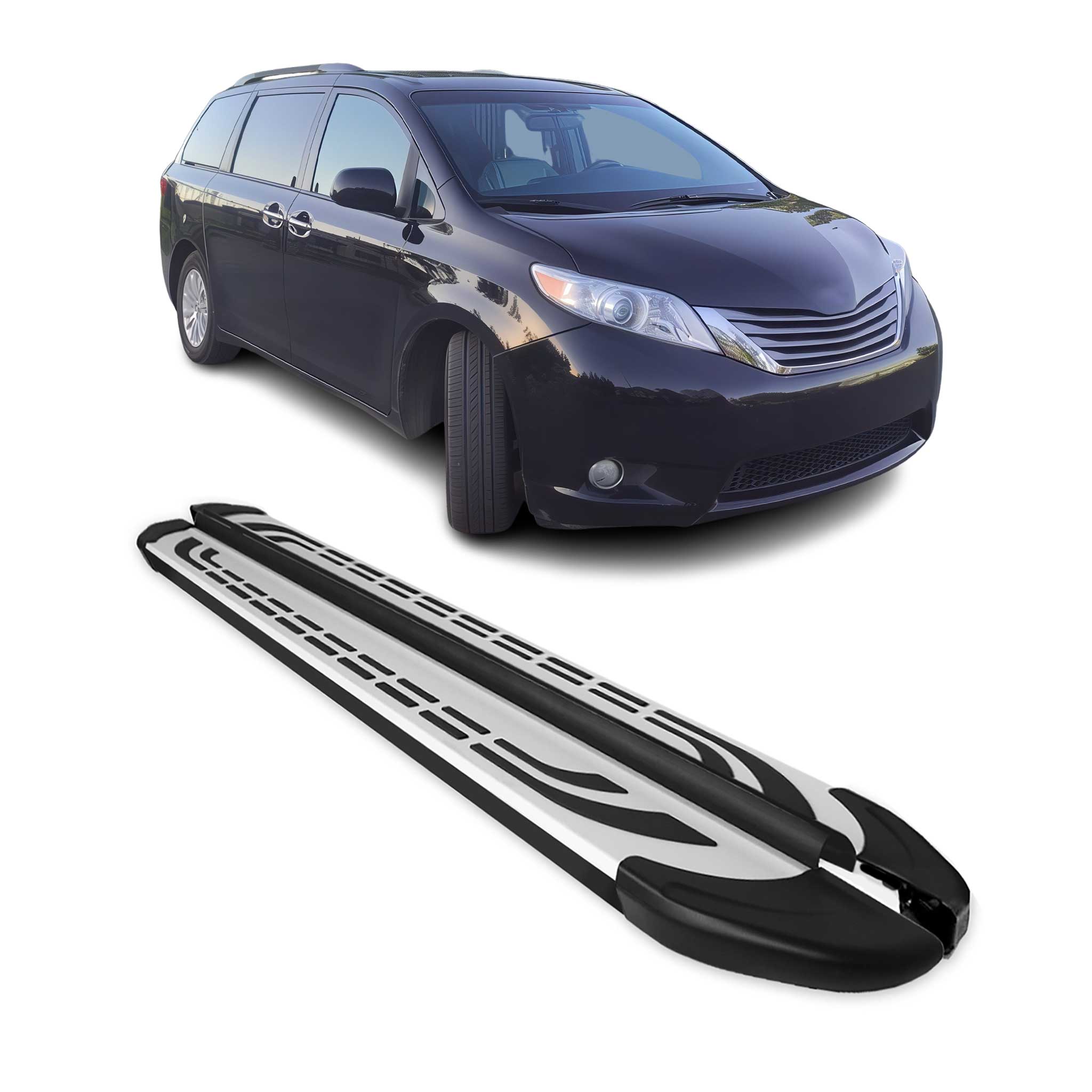 2011-2020 Toyota Sienna Nerf Bar Side Step Running Boards Alu 2x