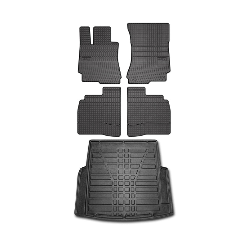 2007-2013 Mercedes S Class W221 Floor Mats & Cargo Liner Full Set All Weather