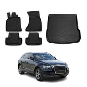 2009-2017 Audi Q5 SQ5 Floor Mats & Cargo Liner Full Set All Weather Black