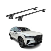 2024-2025 Lincoln Nautilus Roof Rack Cross Bars Luggage Carrier Alu Black 2x