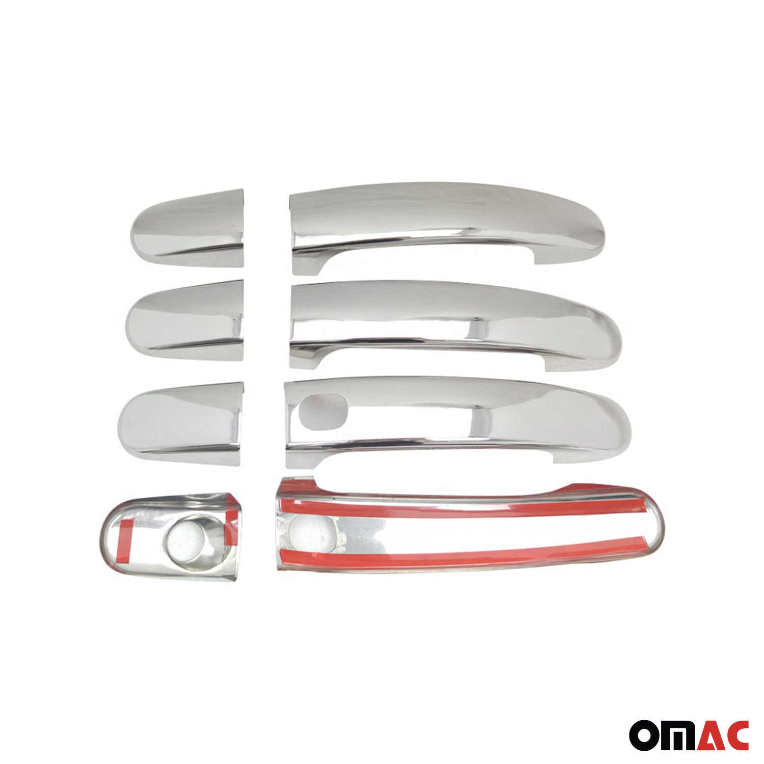 2008-2011 Mazda Tribute Car Door Handle Cover Protector Stainless Steel Chrome 8Pcs