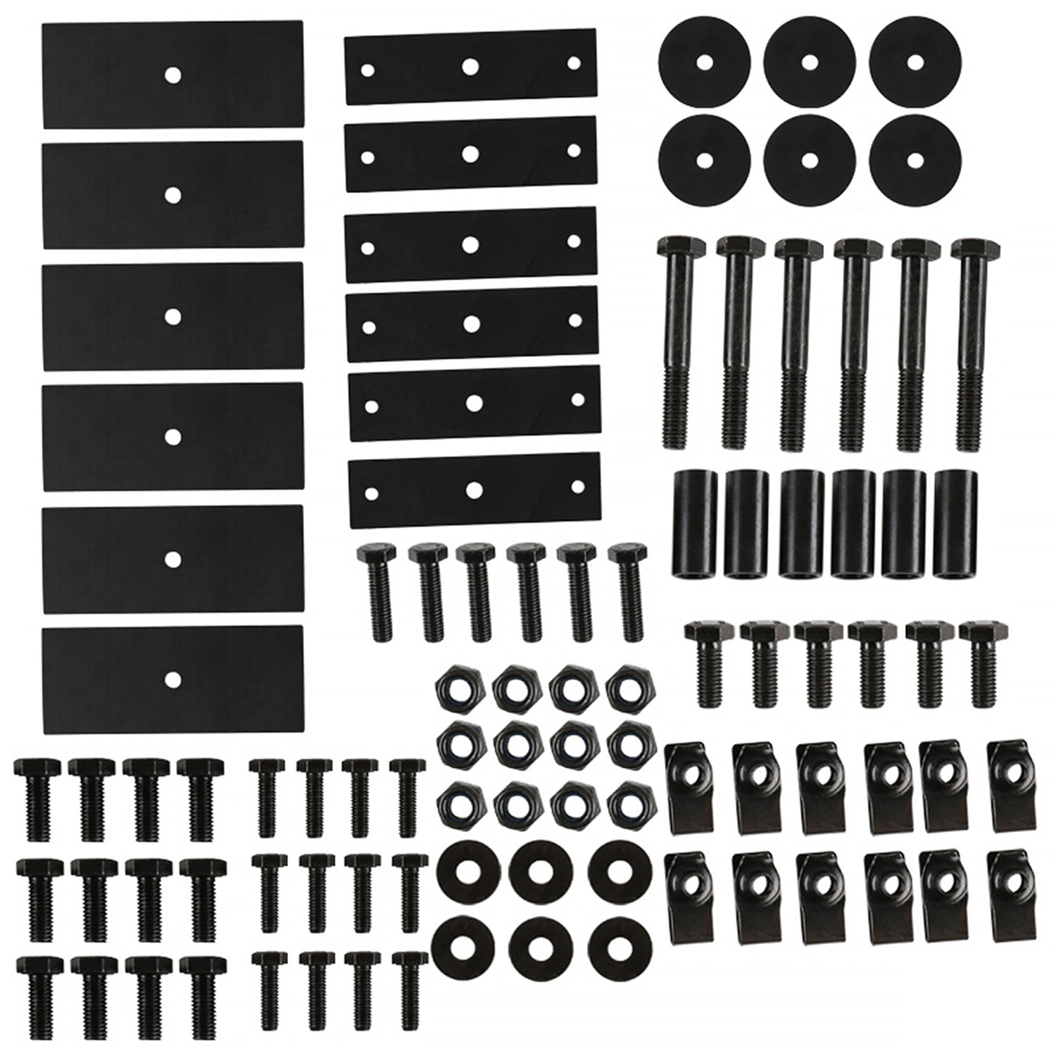 2010-2019 Ford Transit/Nissan NV Glossy Black Steel 3 Bar Roof Ladder Racks