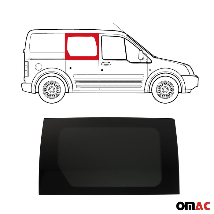 Window Glass For Ford Transit Connect 2010-2013 Front Right Side L2 Black