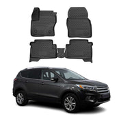 2013-2019 Ford Escape Floor Mats Liners Full Set All Weather Black
