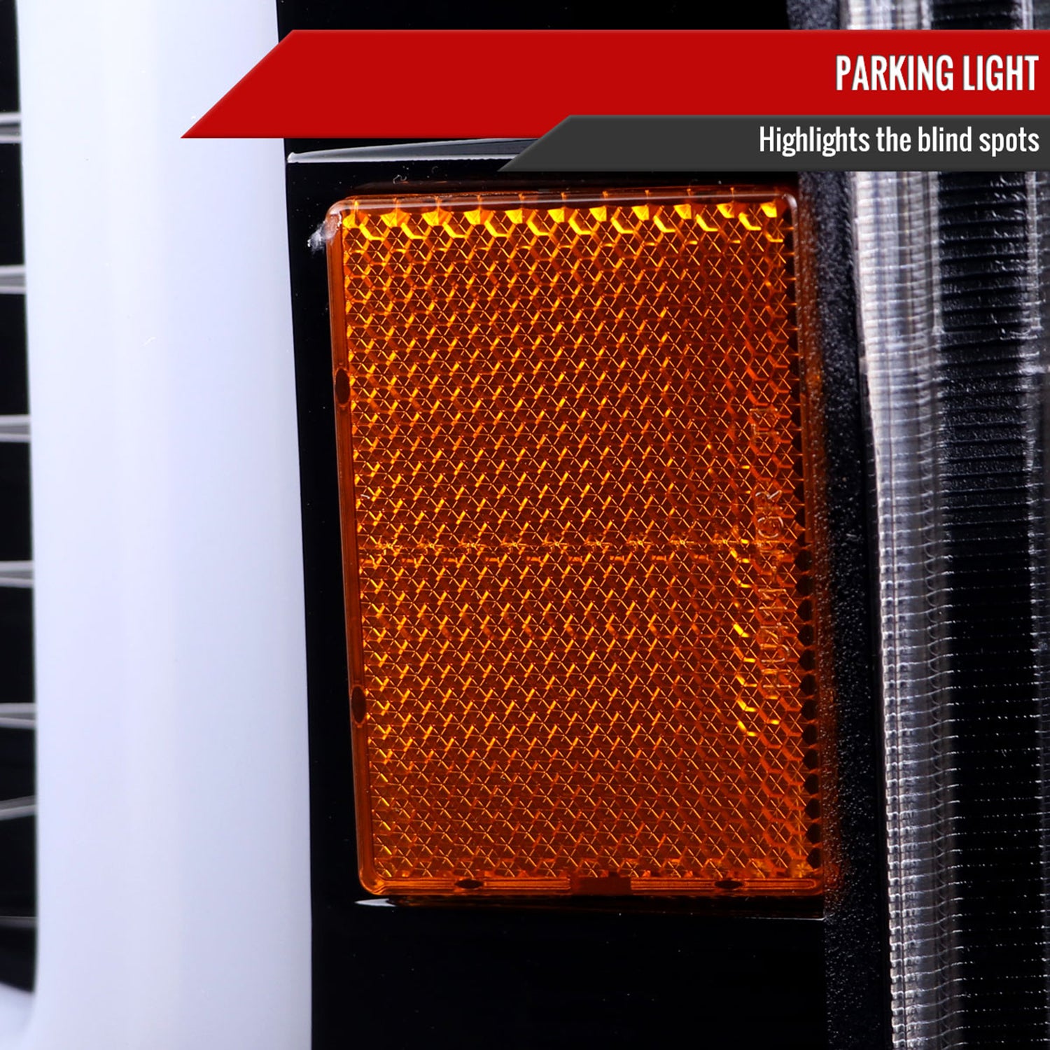 2008-2010 Ford F-250/350/450/550 LED Signal Bar Projector Headlights Jet Black