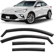 Clim Art Wind Deflectors for Buick Envista 2024-2026 In-channel Dark Smoke 4Pcs