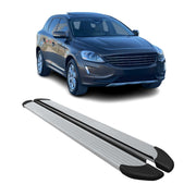 2010-2017 Volvo XC60 Running Boards Side Steps Silver