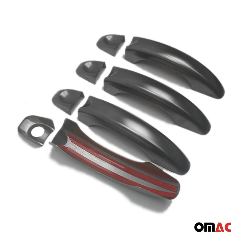 2010-2020 VW Amarok Car Door Handle Cover Protector Dark 8 Pcs