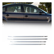 2002-2005 VW Passat B5.5 Window Molding Trim Streamer Stainless Steel Silver 4 Pcs