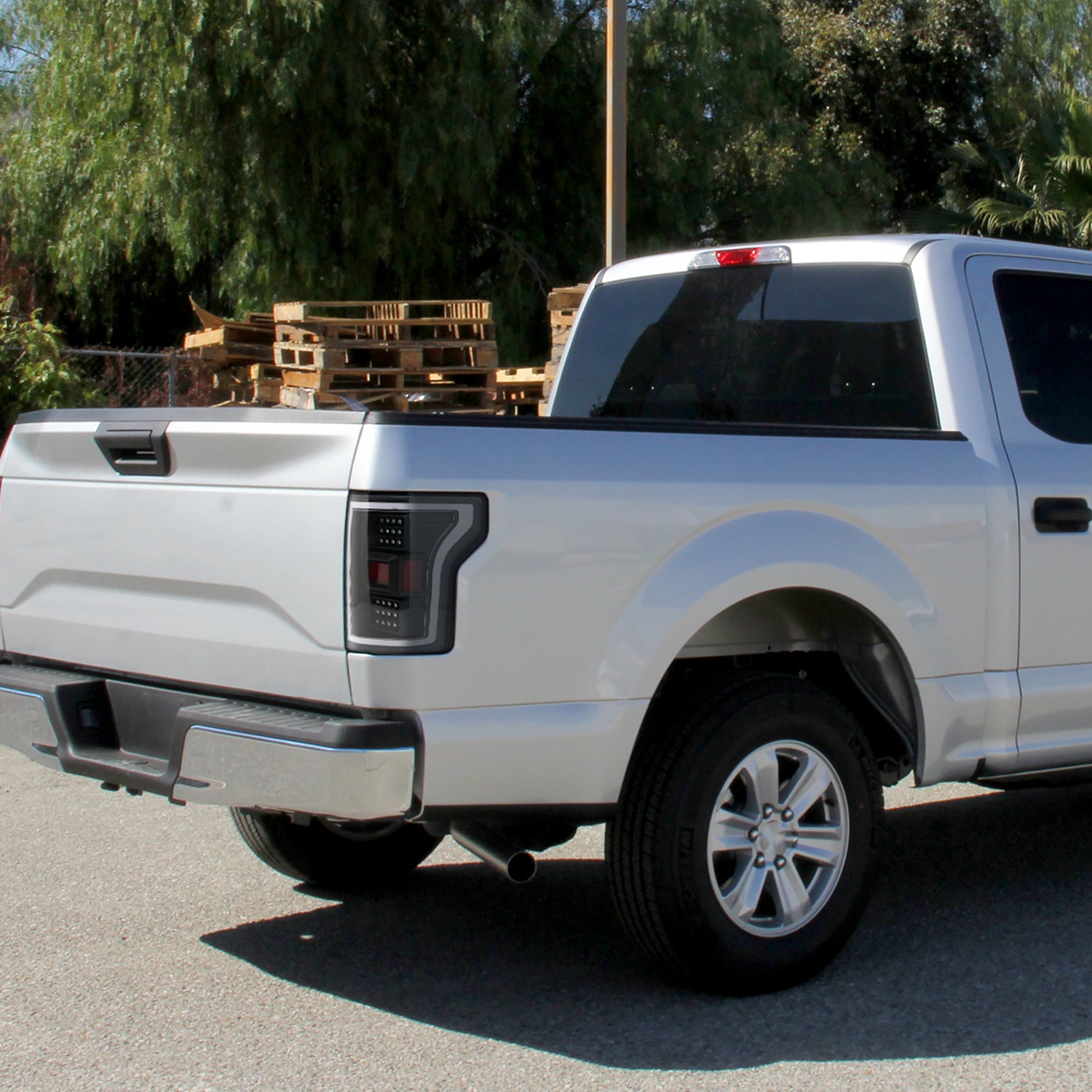 2018-2020 Ford F-150 LED Tail Lights Matte Black Housing/Clear Lens