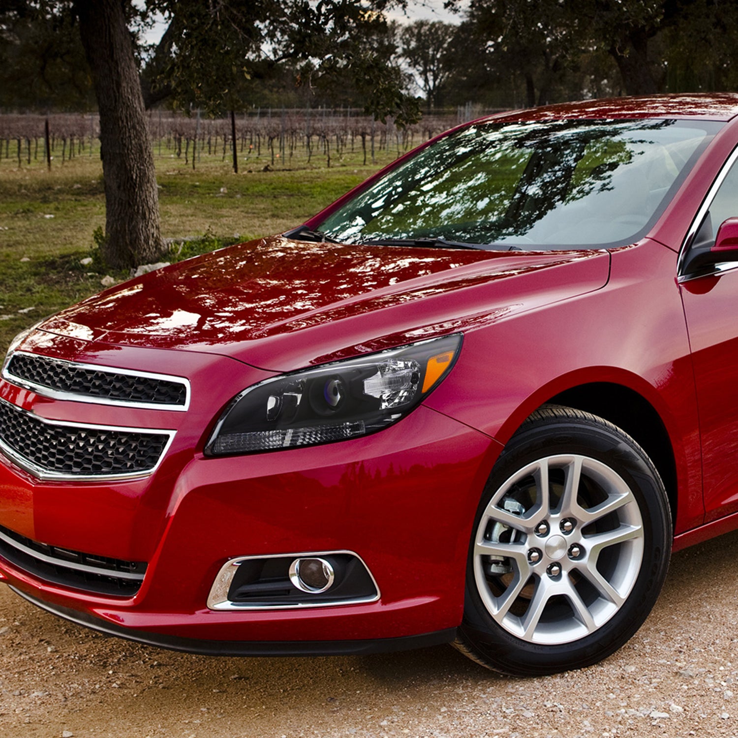 2013-2016 Chevy Malibu Projector Headlights Matte Black Housing/Clear Lens