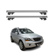 2003-2009 Kia Sorento Roof Rack Cross Bars Silver