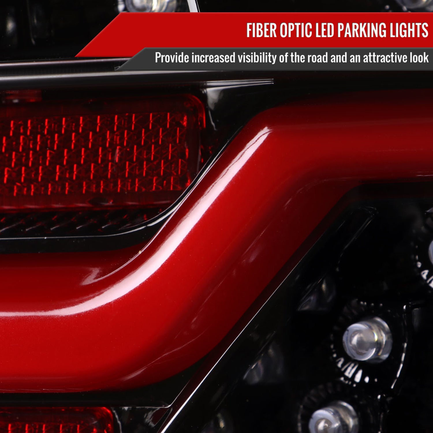 2009-2011 BMW E90 3-Series 4Dr Sedan Red LED Tail Light Jet Black/Clear Lens