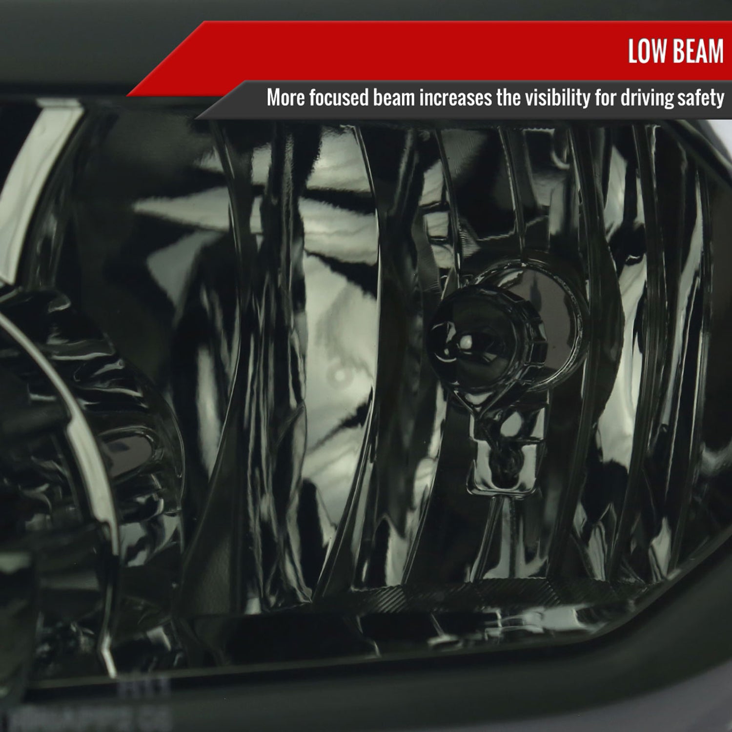 2007-2013 Toyota Tundra/2008-2017 Sequoia LED Tube Factory Headlights Smoke