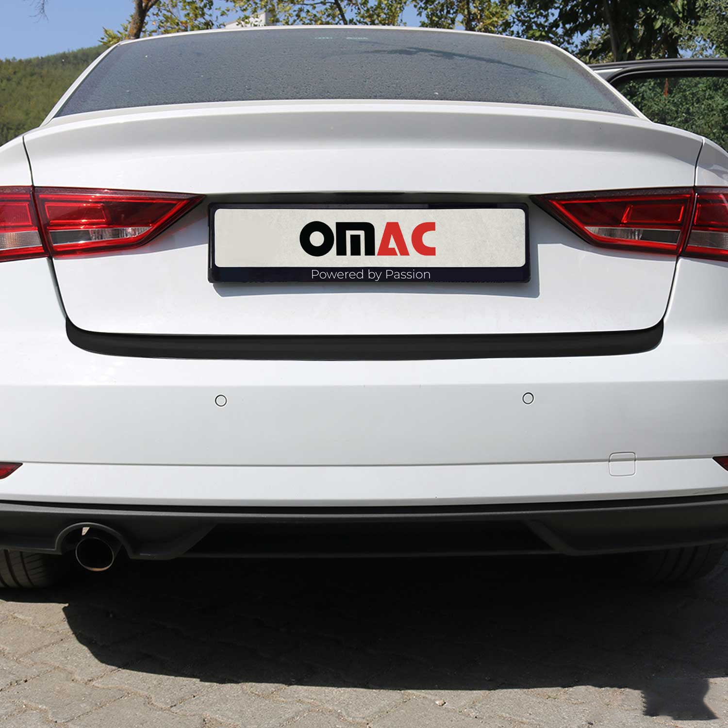 2017-2020 Audi A3 Rear Bumper Sill Cover Protector Guard Acrylic Gloss