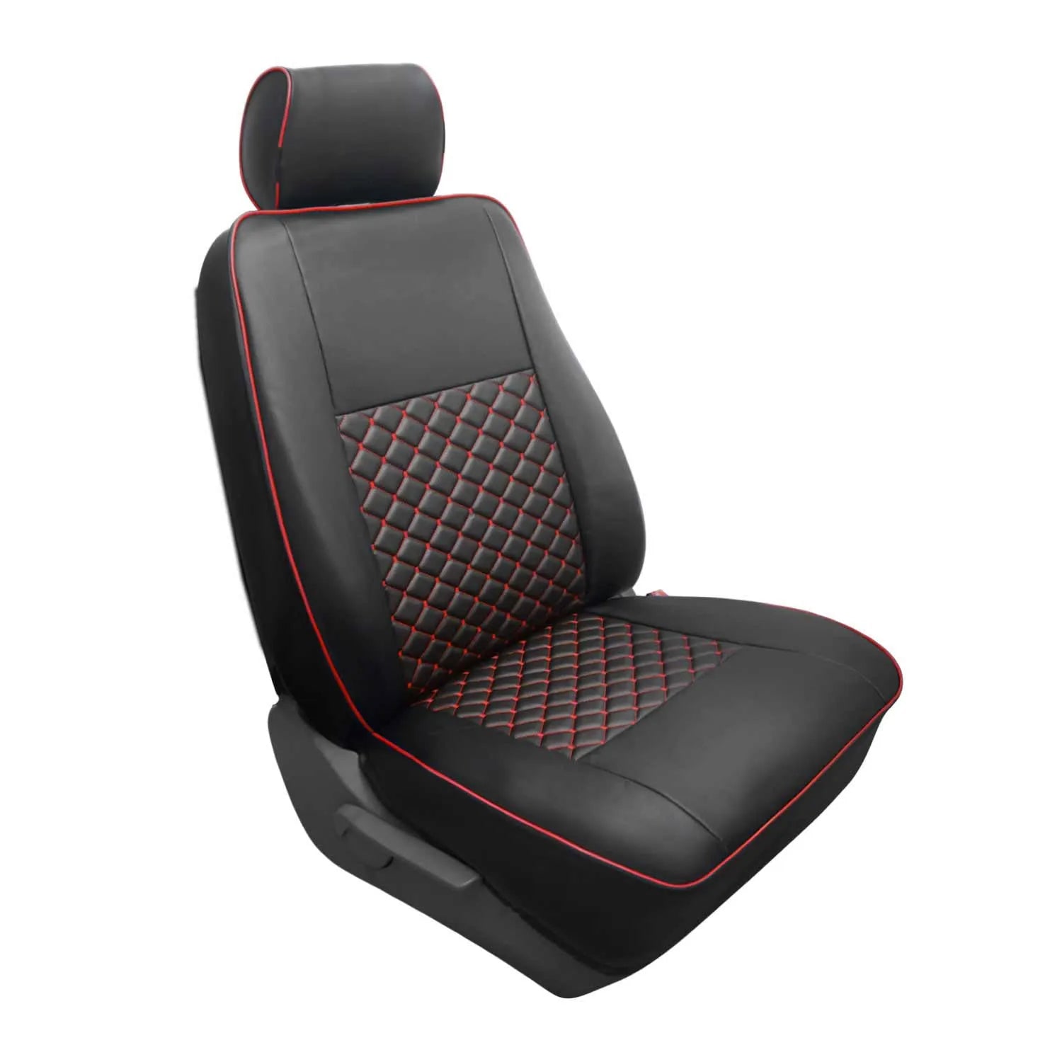 2015-2025 Ford Transit Leather Custom fit Car Seat Cover Black Red