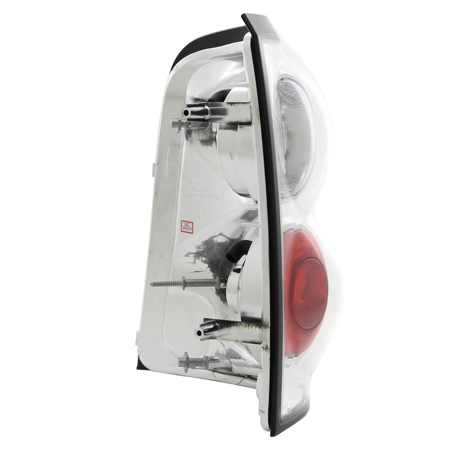 2002-2005 Ford Explorer Tail Lights Chrome Housing/Clear Lens