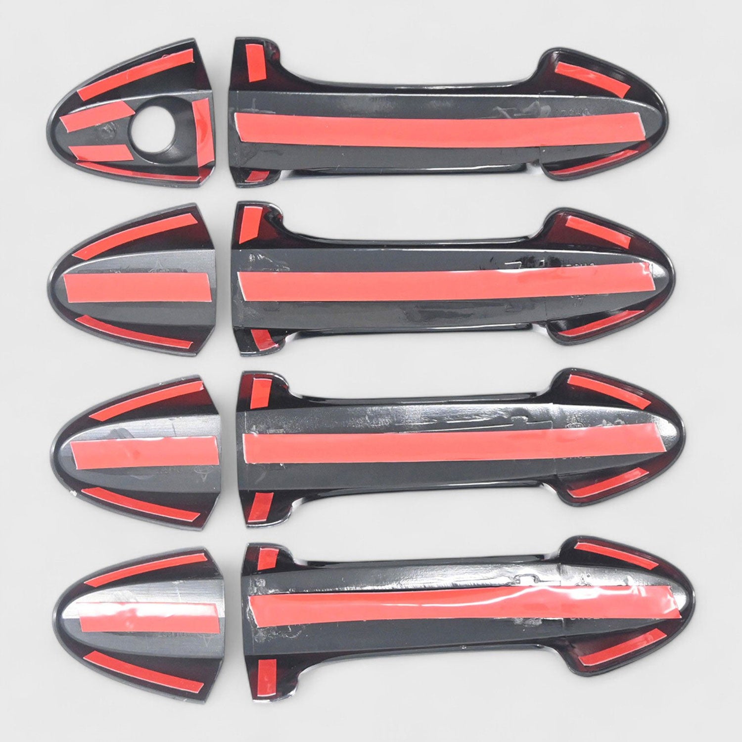 2018-2022 Ford Ecosport Door Handle Cover Gloss Black 8Pcs ABS Plastic