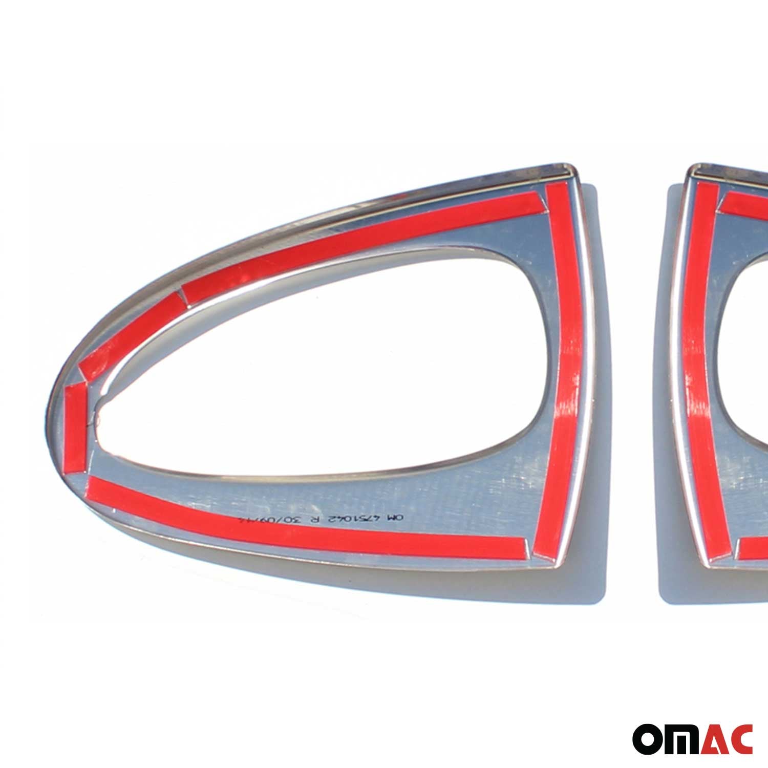 2007-2015 Smart ForTwo Car Door Handle Cover Protector Stainless Steel Chrome 2 Pcs