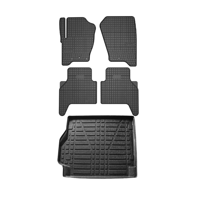 2006-2009 Land Rover Range Rover Sport Floor Mats & Cargo Liner Full Set All Weather Black