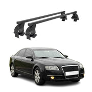 2005-2011 Audi A6 Sedan Roof Rack Cross Bars Black