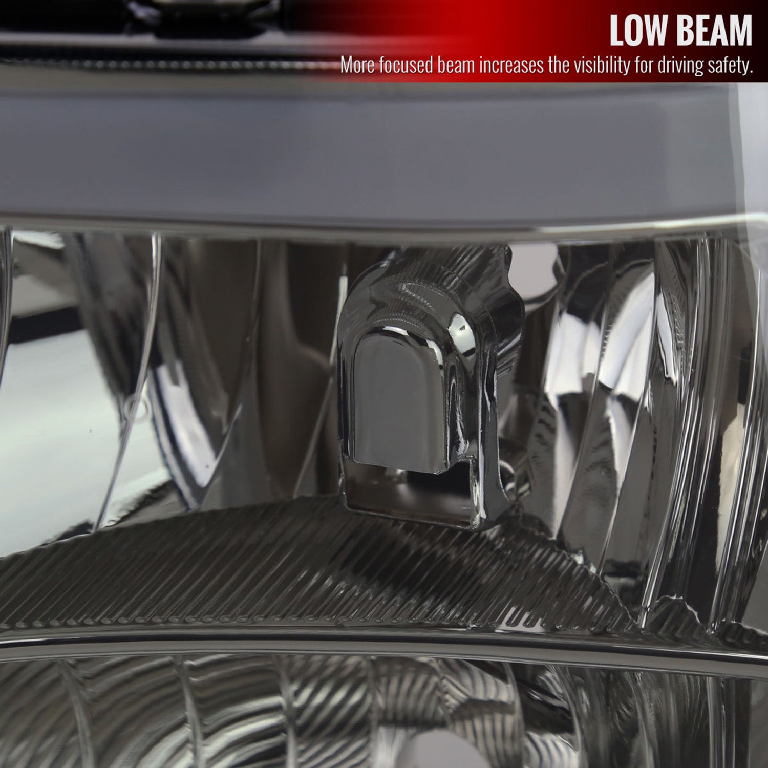 2007-2013 GMC Sierra 1500/ 2500HD 3500HD LED Bar Factory Headlights Chrome