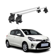 2013-2020 Toyota Yaris XP130 Smooth Roof Racks Cross Bars Carrier Silver 2x