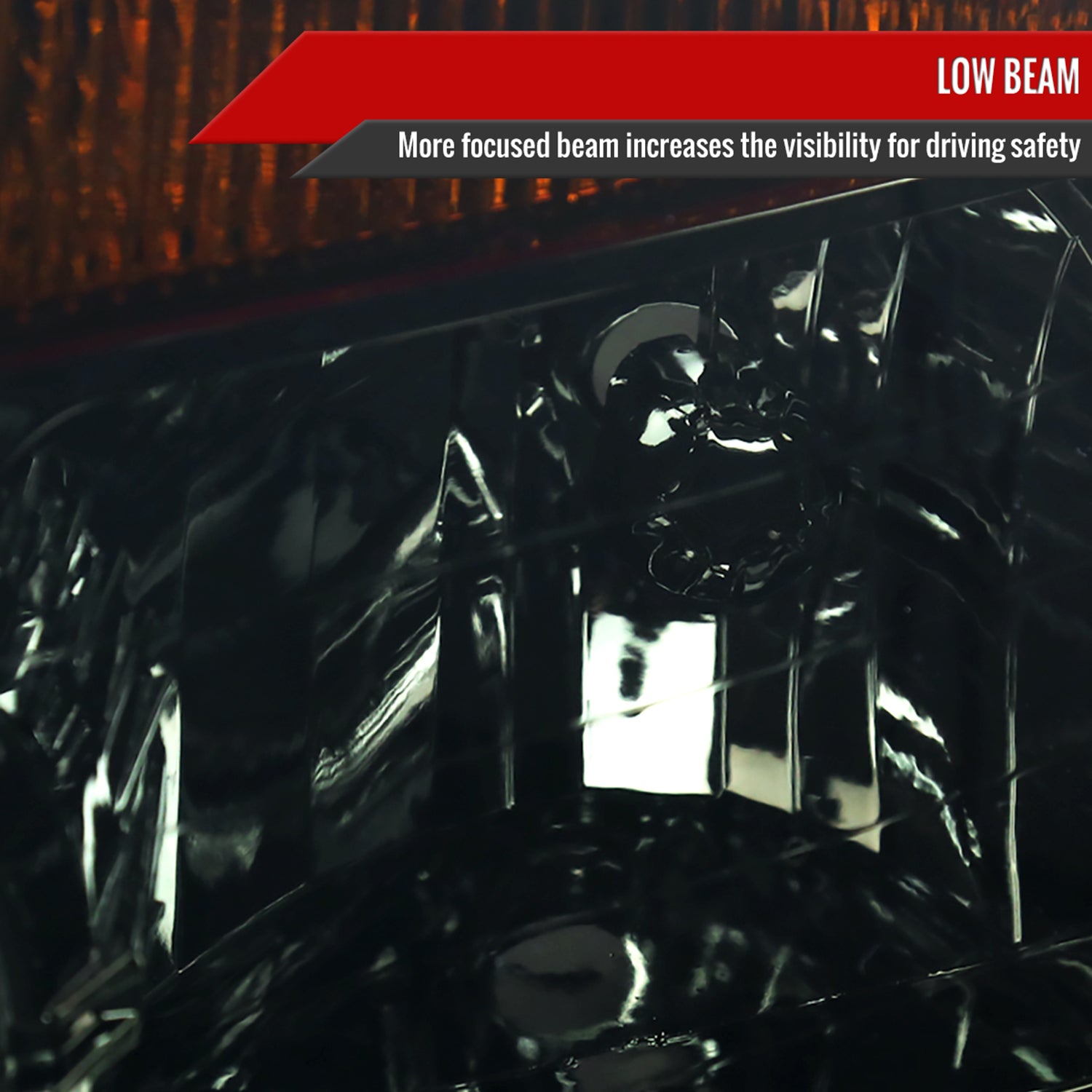 2004-2015 Nissan Titan/04-2007 Armada Factory Headlights Amber Reflectors Smoke