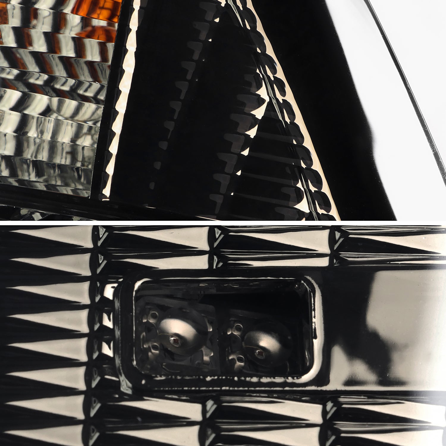 1998-2005 Mercedes Benz W163 M Class LED Tail Lights Chrome/Smoke Lens