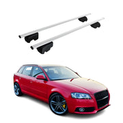 2006-2013 Audi A3 Roof Rack Cross Bars Silver