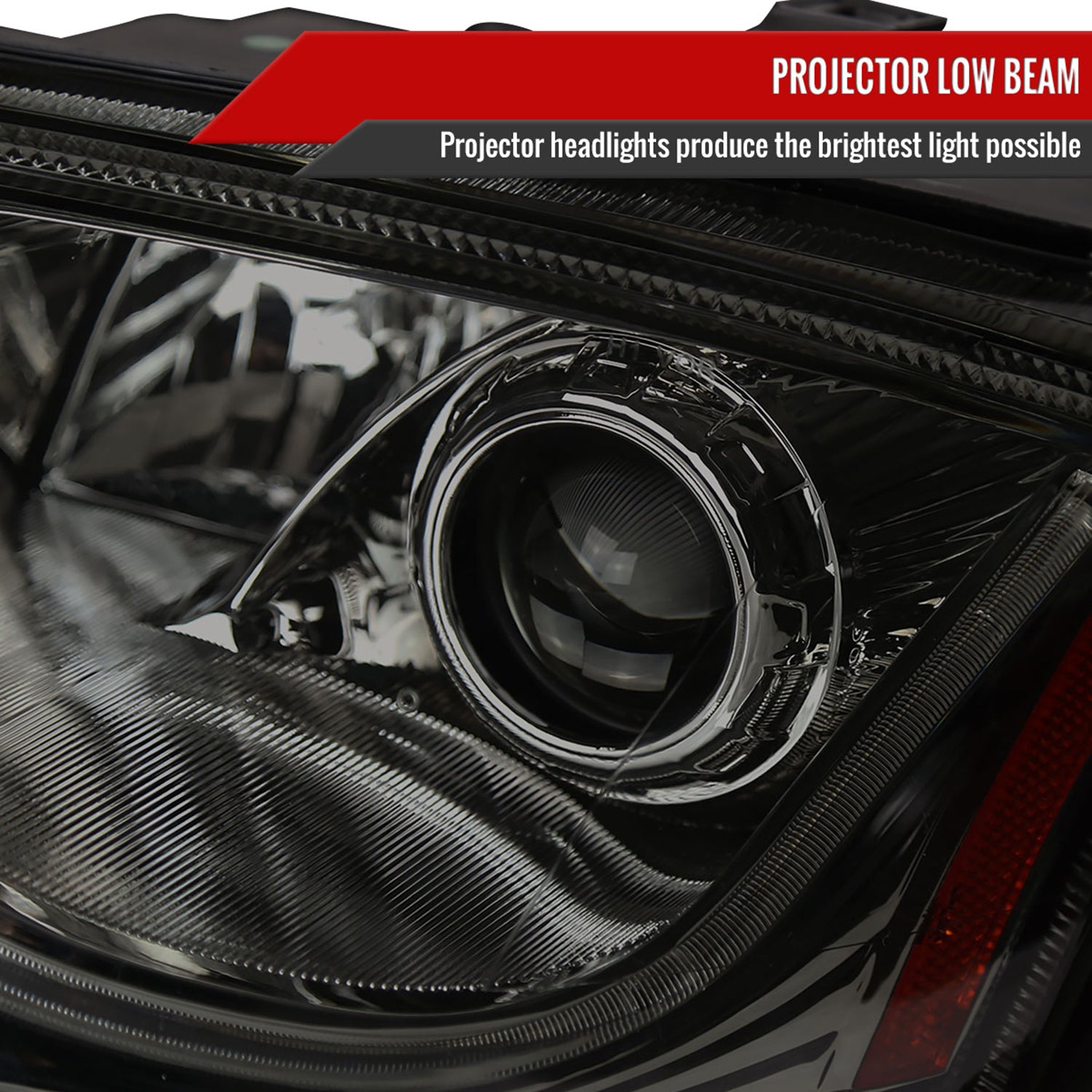 1999-2006 Audi TT LED Bar Projector Headlights Chrome Housing/Smoke Lens