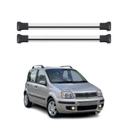 2003-2011 Fiat Panda Roof Rack Cross Bars Silver