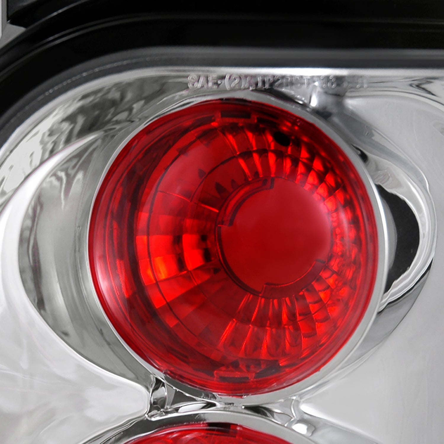 1998-2001 Ford Explorer Mercury Mountaineer Tail Lights Chrome/Clear Lens