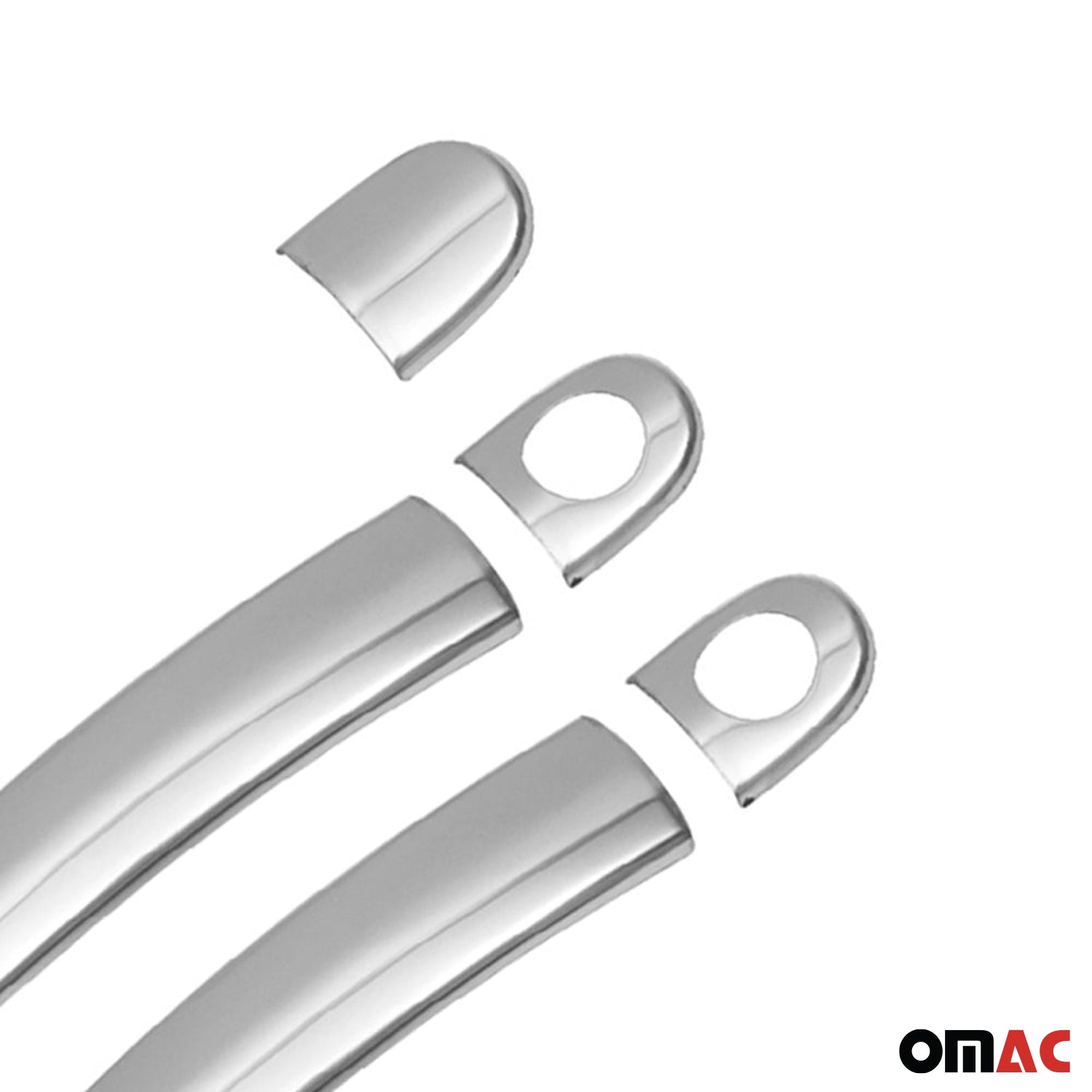 2012-2019 VW Beetle Car Door Handle Cover Protector Stainless Steel Chrome 2 Key Hole