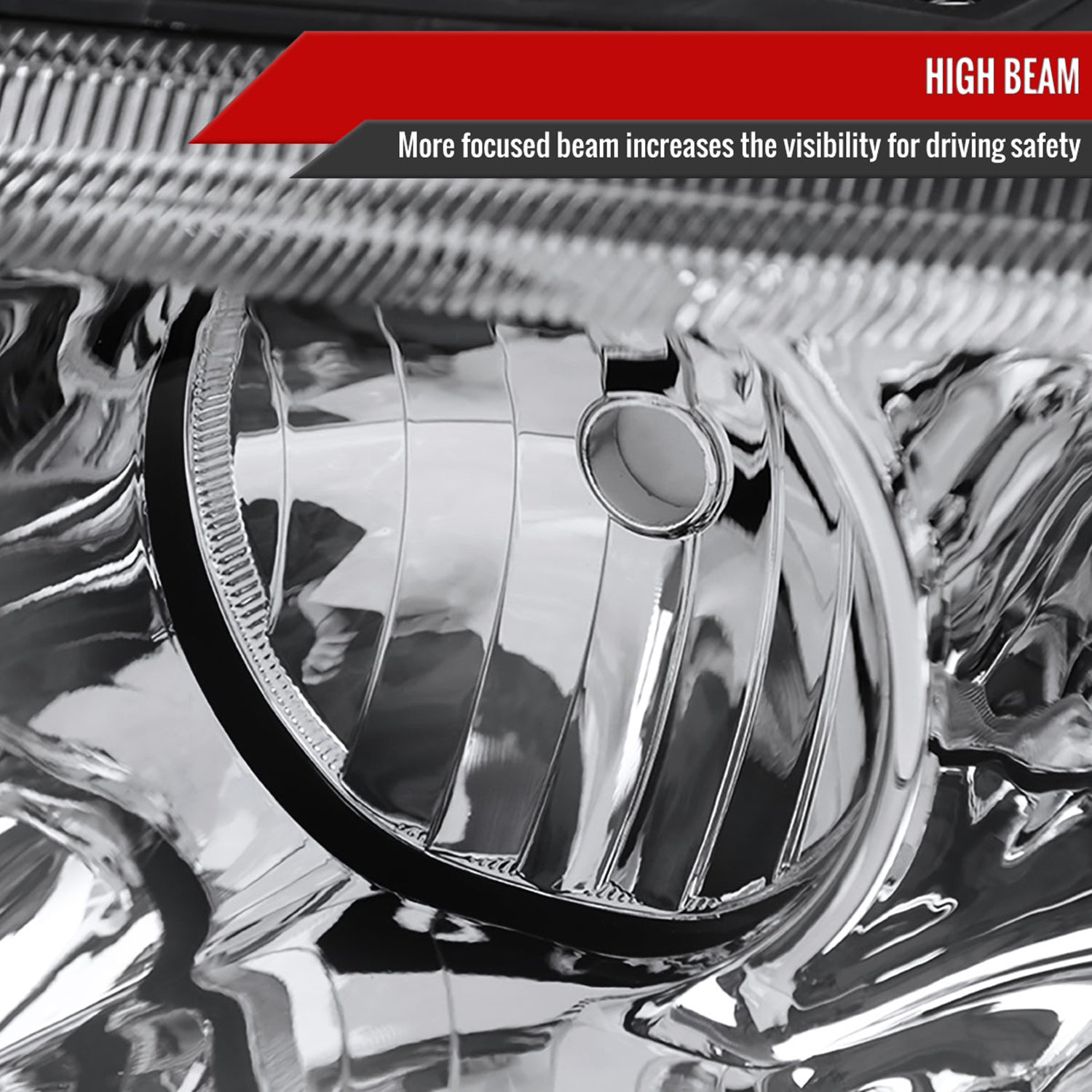 1999-2004 Jeep Grand Cherokee Factory Crystal Headlights Amber Reflectors