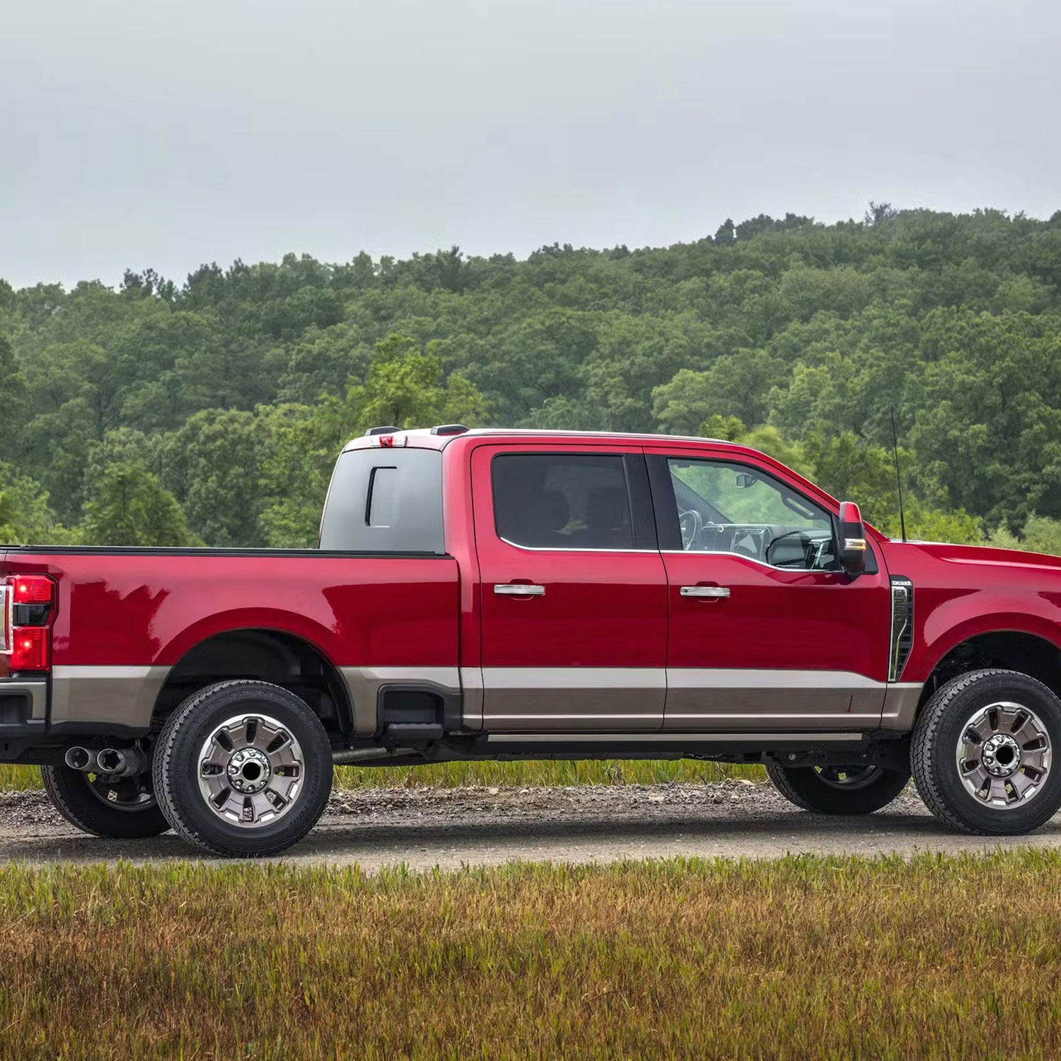 2023-2024 Ford F-250/350/450/550 Door Handle Cover Chrome 6Pcs ABS Plastic
