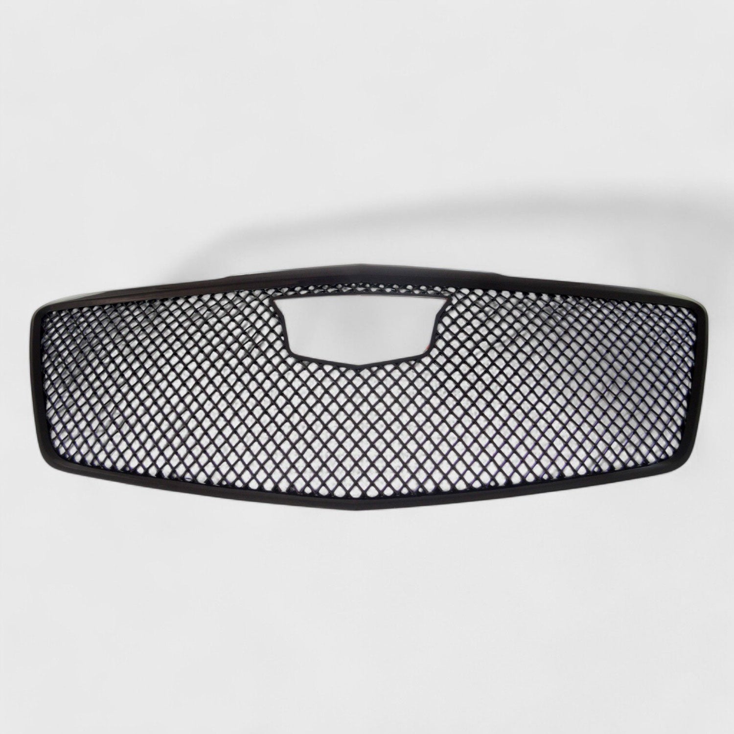 2015-2019 Cadillac CTS Grille Overlay Gloss Black 1Pcs ABS Plastic