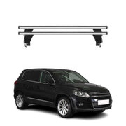2009-2011 VW Tiguan Roof Rack Cross Bars Silver